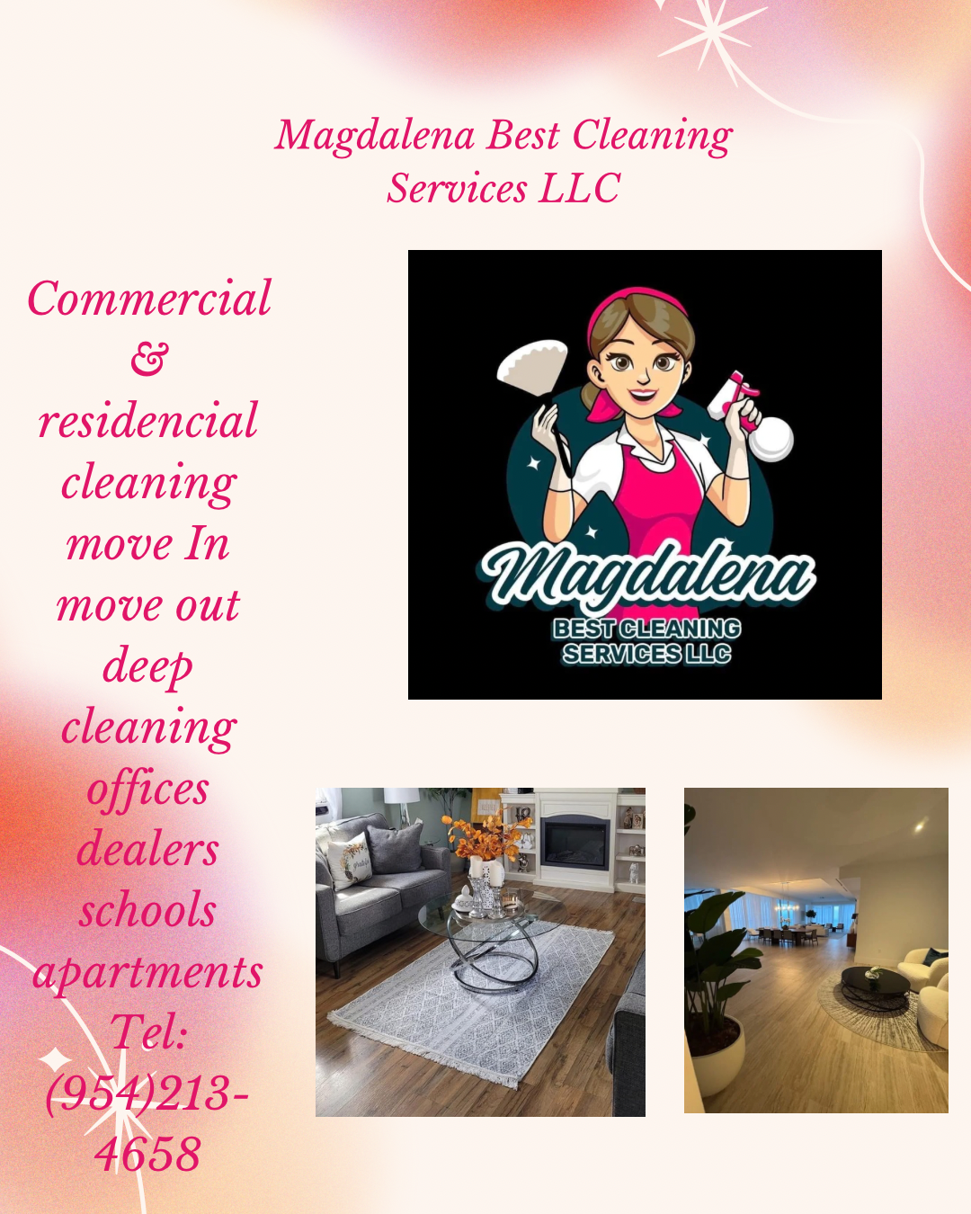 Magdalena Best Cleaning Services promo